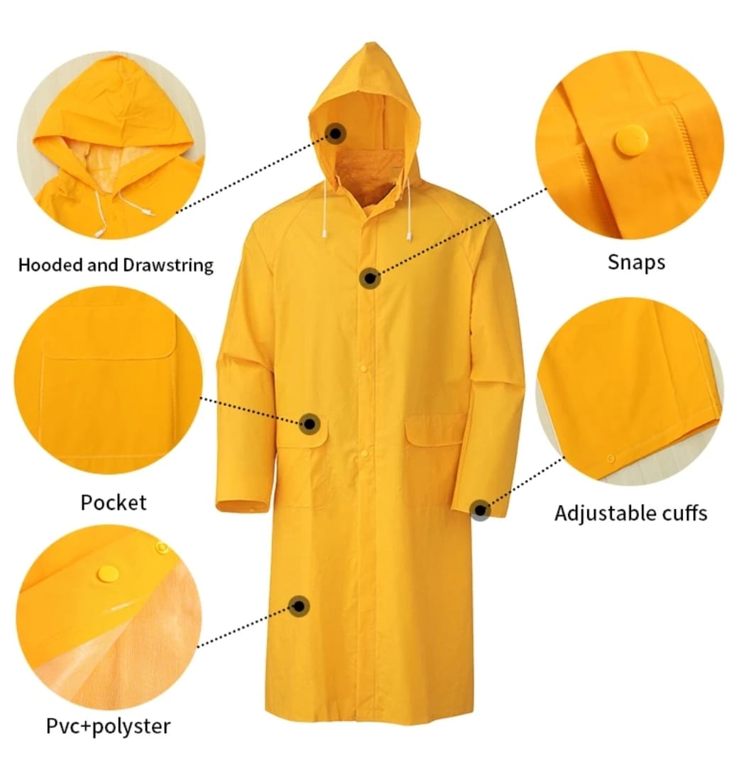 HEAVY DUTY PVC RAIN COAT